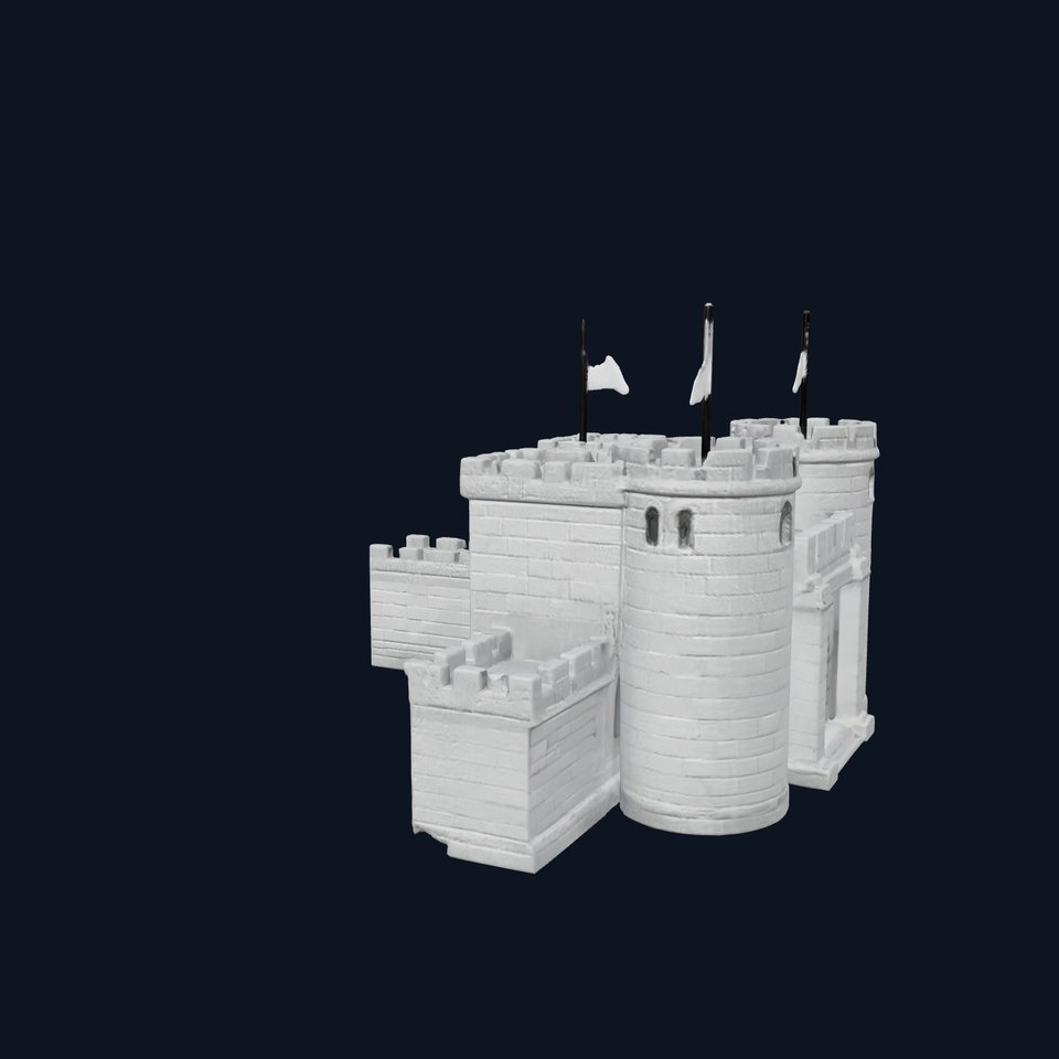 Stone Castle Fortress model pack